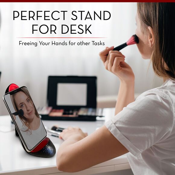 Trovety Chic High Heels Desk Phone Holder - Add Glamour to Your Workspace - Picture 6 of 7